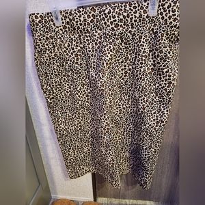 Zadie B's leopard skirt